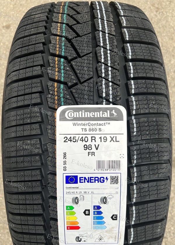 Автомобильные шины Continental WinterContact TS 860 S 245/40R19 98V