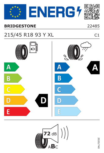 Автомобильные шины Bridgestone Potenza Sport 215/45R18 93Y