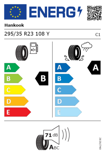 Автомобильные шины Hankook Ventus evo SUV K137A 295/35 R23 108Y