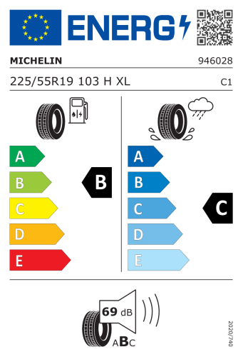 Автомобильные шины Michelin Primacy SUV+  225/55R19 103H