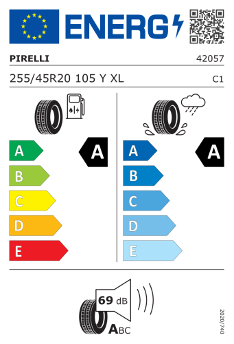 Автомобильные шины Pirelli P Zero PZ4 255/45 R20 105Y