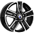 Литые диски K&K Backfire Алмаз Черный 8.0J/18 5x114.3 ET50.0 D66.1