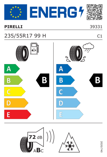 Автомобильные шины Pirelli Cinturato Winter 2 235/55R17 99H