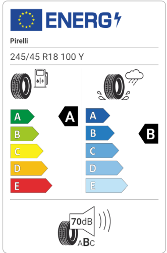 Автомобильные шины Pirelli P Zero Luxury Saloon 245/45 R18 100Y