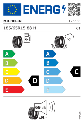 Автомобильные шины Michelin Energy XM2 + 185/65R15 88H