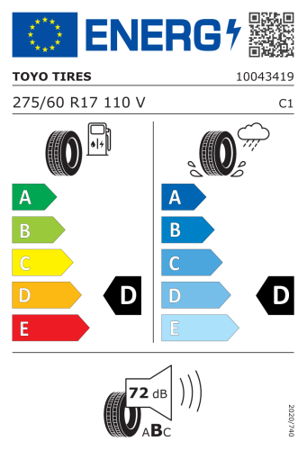 Автомобильные шины Toyo Proxes ST III 275/60R17 110V