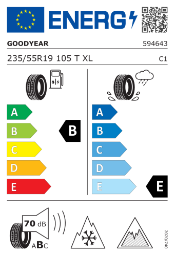 Автомобильные шины GoodYear UltraGrip Ice 3 235/55R19 105T