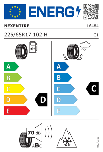 Автомобильные шины NEXEN N'Blue 4Season 225/65R17 102H