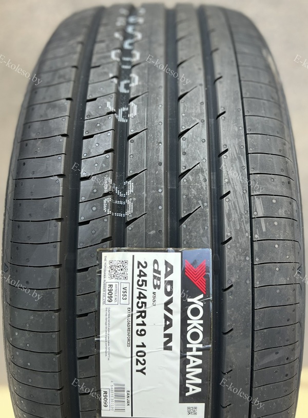 Автомобильные шины Yokohama Advan dB V553 245/45 R19 102Y
