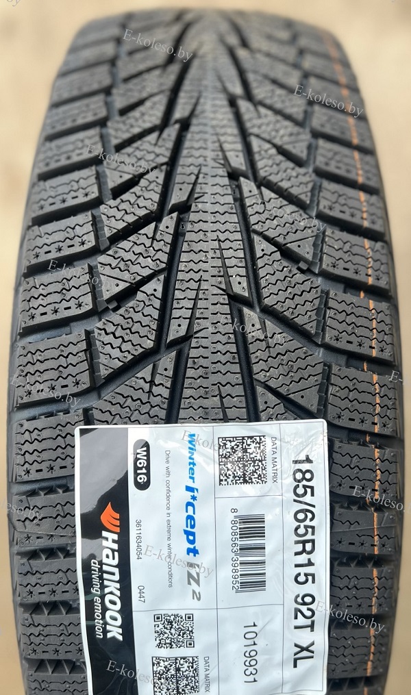 Автомобильные шины Hankook Winter I*cept Iz2 W616 185/65 R15 92T