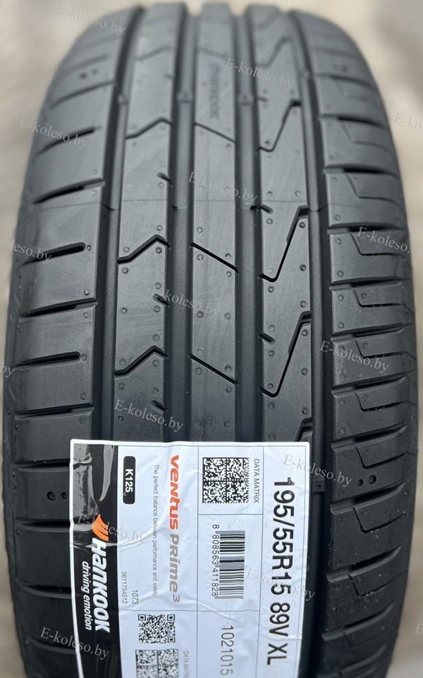Автомобильные шины Hankook Ventus Prime3 K125 195/55 R15 89V