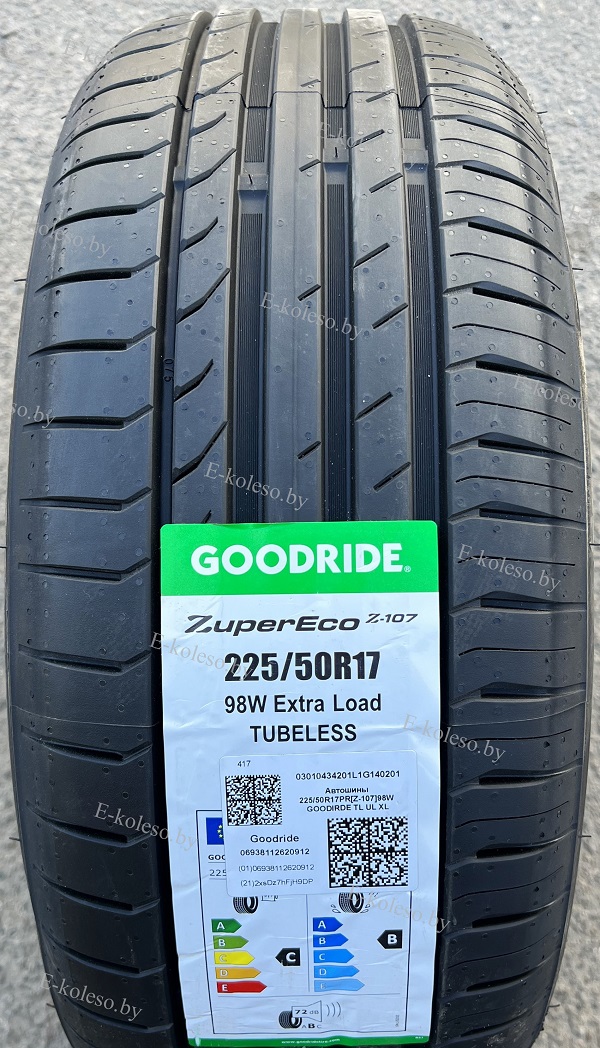 Автомобильные шины Goodride Z-107 ZuperEco 225/50 R17 98W