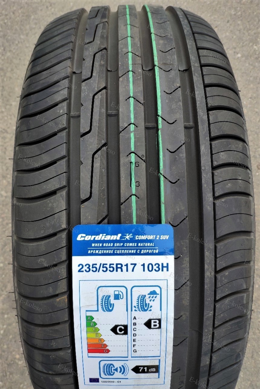 Автомобильные шины Cordiant Comfort 2 SUV 235/55 R17 103H