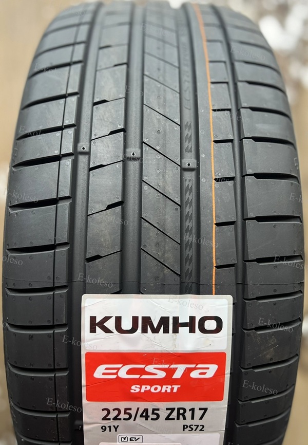 Автомобильные шины Kumho Ecsta Sport PS72 225/45 R17 91Y