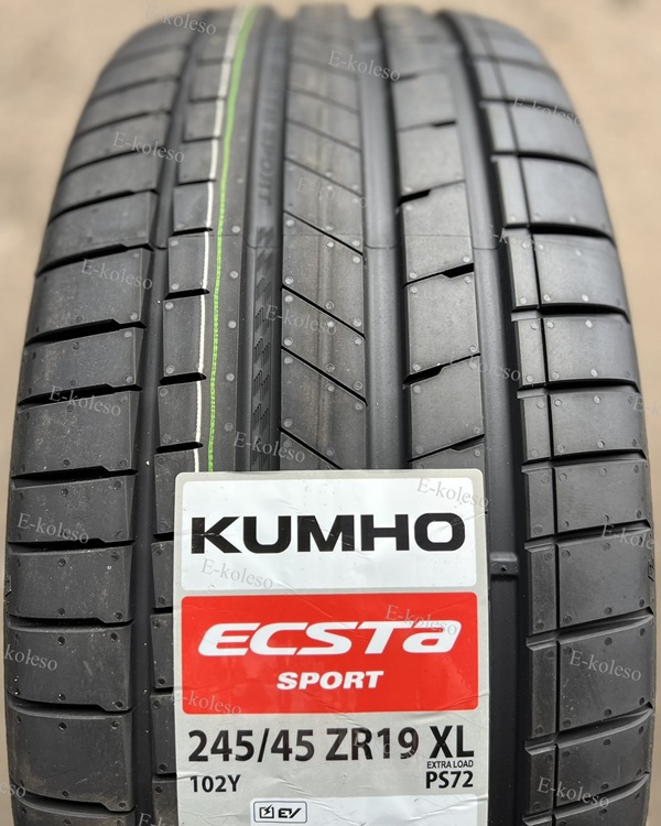 Автомобильные шины Kumho Ecsta Sport PS72 245/45 R19 102Y