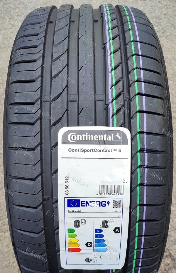 Автомобильные шины Continental ContiSportContact 5 255/45R19 100V