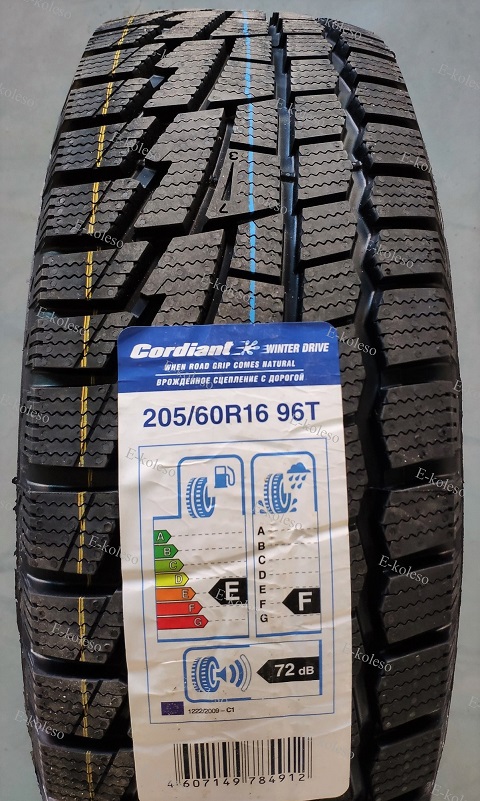 Автомобильные шины Cordiant Winter Drive 205/60 R16 96T