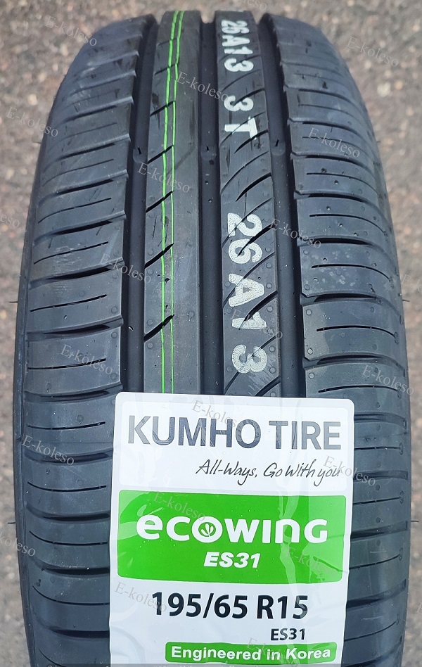 Автомобильные шины Kumho Ecowing ES31 195/65 R15 91H