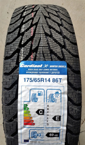 Автомобильные шины Cordiant Winter Drive 2 175/65 R14 86T