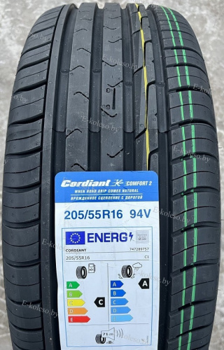 Автомобильные шины Cordiant Comfort 2 205/55 R16 94V