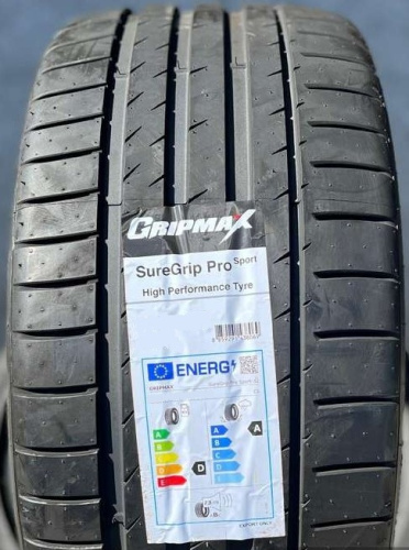 Автомобильные шины
 
Gripmax
 
SureGrip Pro Sport
 
245/40 R19 98Y