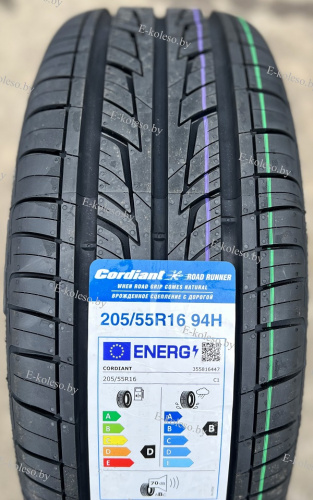 Автомобильные шины Cordiant Road Runner 205/55 R16 94H