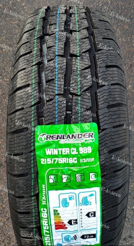 Автомобильные шины Grenlander Winter GL989 215/75 R16C 113/111R