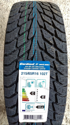 Автомобильные шины Cordiant Winter Drive 2 215/65 R16 102T