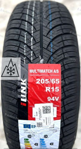 Автомобильные шины iLINK MULTIMATCH A/S 205/65 R15 94V