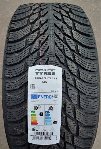 Автомобильные шины
 
Nokian Tyres
 
Hakkapeliitta R3 SUV
 
215/60 R17 100R