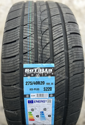 Автомобильные шины Rotalla ICE-PLUS S220 275/40 R20 106V