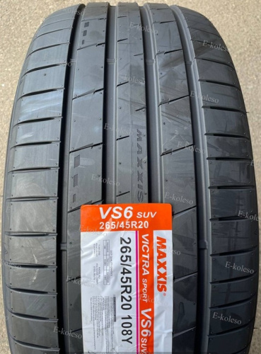 Автомобильные шины Maxxis VS6 SUV Victra Sport 265/45 R20 108Y