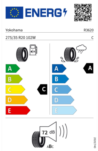 Автомобильные шины
 
Yokohama
 
ADVAN Fleva V701
 
275/35 R20 102W