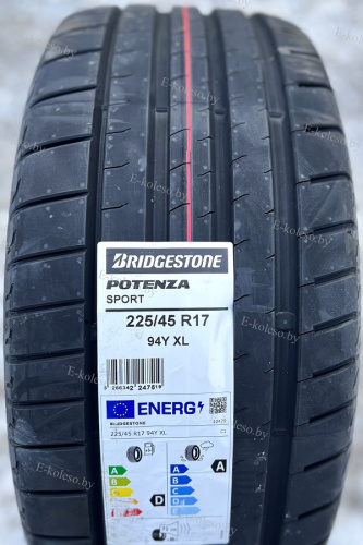 Автомобильные шины Bridgestone Potenza Sport 225/45R17 94Y