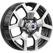 Литые диски K&K Намиб Алмаз Черный 7.0J/18 5x139.7 ET35.0 D108.5