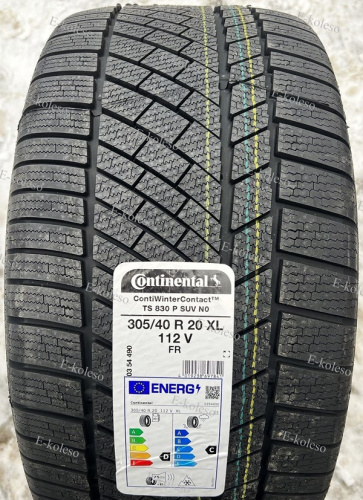 Автомобильные шины Continental ContiWinterContact TS 830 P SUV 305/40R20 112V