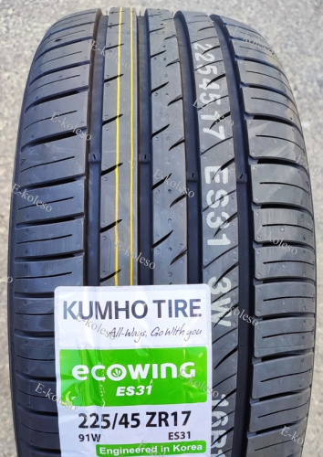 Автомобильные шины Kumho Ecowing ES31 225/45 R17 91W