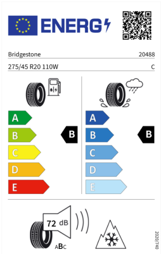 Автомобильные шины Bridgestone Blizzak 6  275/45R20 110W