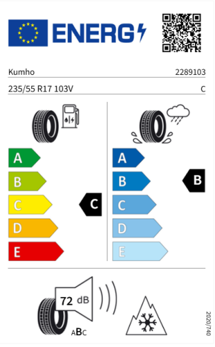Автомобильные шины Kumho Solus 4S HA32 SUV 235/55R17 103V 