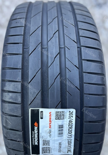 Автомобильные шины Hankook Ventus evo K137 265/40 R20 104Y
