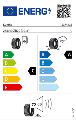 Автомобильные шины Kumho Ecsta Sport S PS72 255/40R20 101Y 