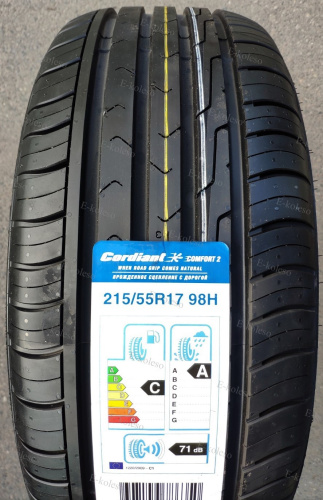 Автомобильные шины Cordiant Comfort 2 215/55 R17 98H