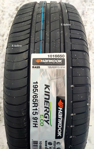 Автомобильные шины Hankook Kinergy Eco K425 195/65 R15 91H