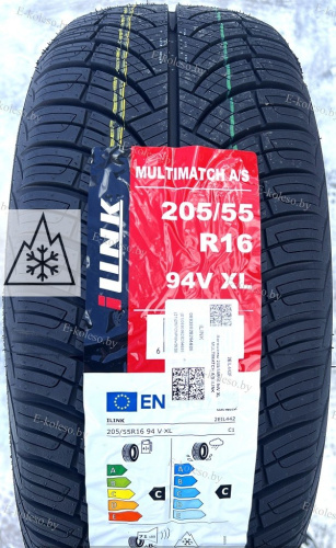 Автомобильные шины iLINK MULTIMATCH A/S 205/55 R16 94V