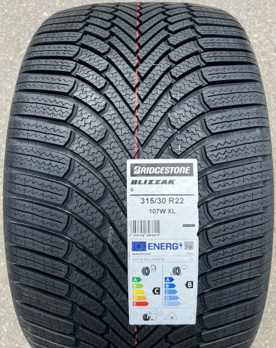Автомобильные шины Bridgestone Blizzak 6  315/30R22 107W