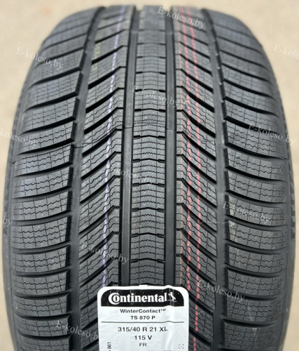 Автомобильные шины Continental WinterContact TS 870 P 315/40R21 115V