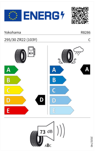 Автомобильные шины
 
Yokohama
 
Advan Sport V107
 
295/30 R22 103Y