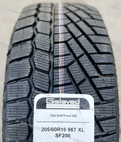 Автомобильные шины Gislaved Soft*frost 200 205/60 R16 96T